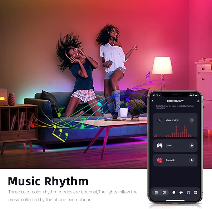 YSJX Lights, Pack of 5, LED Light Bulb AC85-265V E27 15W RGBW Music Bluetooth 4.0 APP Control Smart Home Life Lamp, Household Bulbs