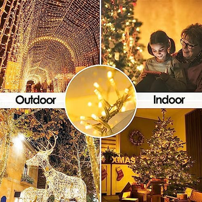 500 LED String Lights, 180FT Super-Long Christmas Lights Outdoor Indoor