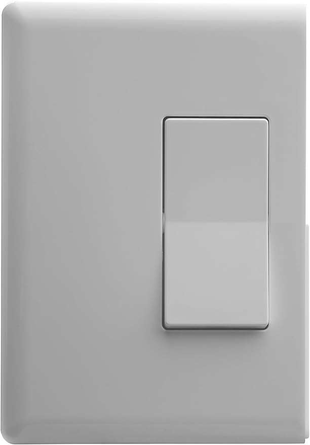 Home Automation Lighting, ZWAVE Plus Smart Switch by Ecolink (NEW, in Retail Packaging) - Lighting Control, White Dual Rocker Style Light Switch Design (PN - DDLS2-ZWAVE5)