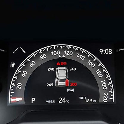 HIGH FLYING for Toyota Rav4 2019-2025 Smart Car TPMS Tyre Pressure Monitoring System Digital LCD Dash Board Display Auto Security Alarm