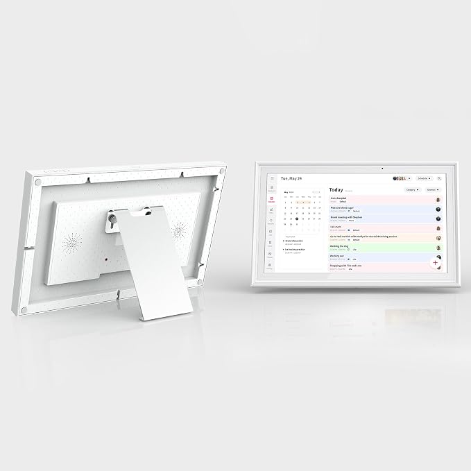 15.6" Smart Digital Calendar, No Subscription WiFi Touch 1080P Wall Planner | Cross-platform WiFi sync with iCloud, Google & Outlook, FHD touch wall family organizer for shared schedules & chore tracking