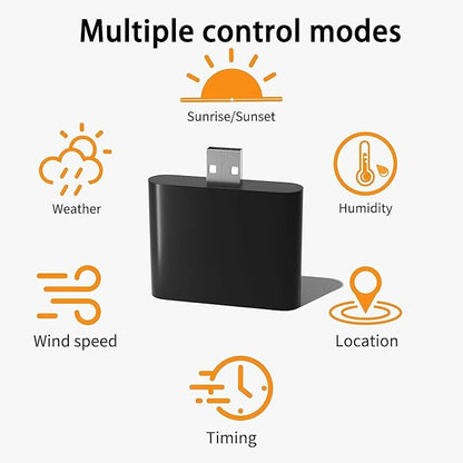 Smart Bridge Compatible with Alexa Google Phone for Tuya App Let Motorized Shades Realize Smart, Smart Bridge (Hub) (MH100)