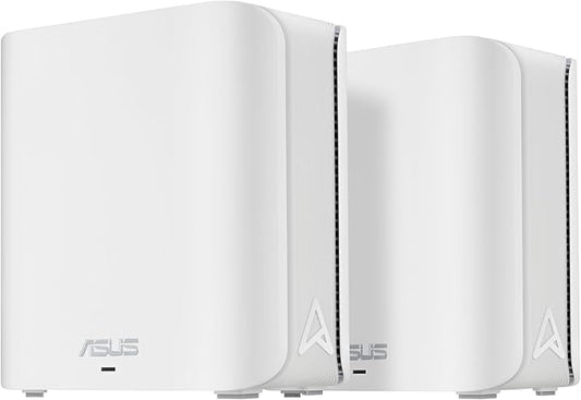 ASUS ZenWiFi BD4 (2-Pack) Dual-Band WiFi 7 Mesh, 3600 Mbps, 4900 sq.ft., Dual 2.5G Ports, Security and Parental Controls Included, Smart Home Master SSIDs
