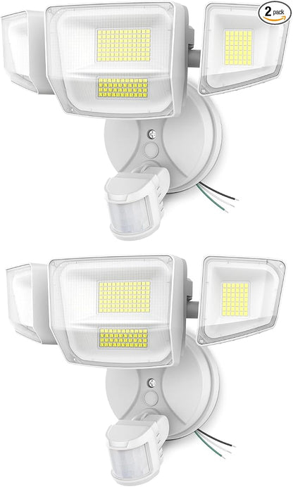 Onforu Outdoor Motion Sensor Light, Dusk to Dawn Outside Lighting, White