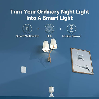 Aqara Smart Plug Plus Smart Light Switch (No Neutral, Single Rocker), with Energy Monitoring, Scheduling and Voice Control, Compatible with Alexa, Google Assistant, IFTTT, and Apple HomeKit Compatible