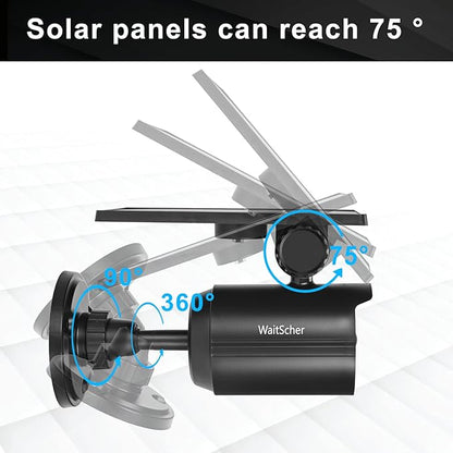 Solar Lights Outdoor Motion Sensor IP67 Waterproof 360° Rotatable Solar Powered Flood Lights for Barns Garden Driveway Path Landscape Yard(1pack)