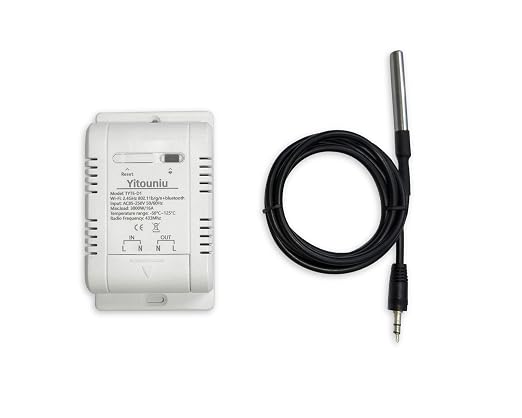 Tuya WiFi 16A Temp Controller Energy Monitor 85-250V Smart Switch