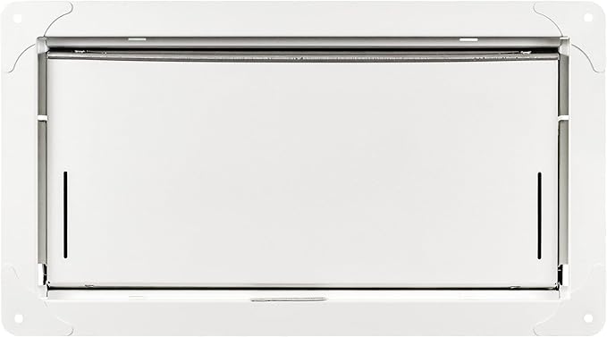 Smart Vent Insulated Foundation Flood Vent – Garage Door Model, FEMA Compliant and ICC-ES Certified Model 1540-524 (White)