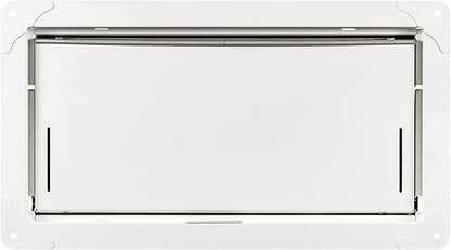 Smart Vent Insulated Foundation Flood Vent – Garage Door Model, FEMA Compliant and ICC-ES Certified Model 1540-524 (White)