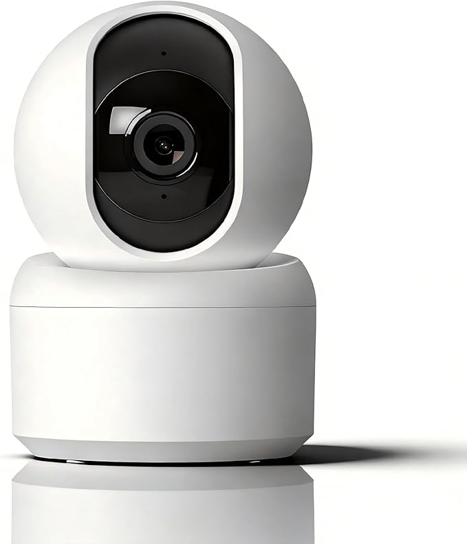 Indoor Pan/Tilt Home Security Camera 2K 3MP, 360 Degree Wireless WiFi Webcam/Monitor for Baby/Elder/Nanny with Night Vision & Phone App, 2 Way Audio, Cloud & SD Card Storage