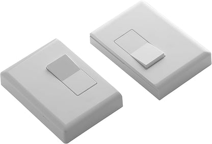 Home Automation Lighting, ZWAVE Plus Smart Switch by Ecolink (NEW, in Retail Packaging) - Lighting Control, White Dual Rocker Style Light Switch Design (PN - DDLS2-ZWAVE5)