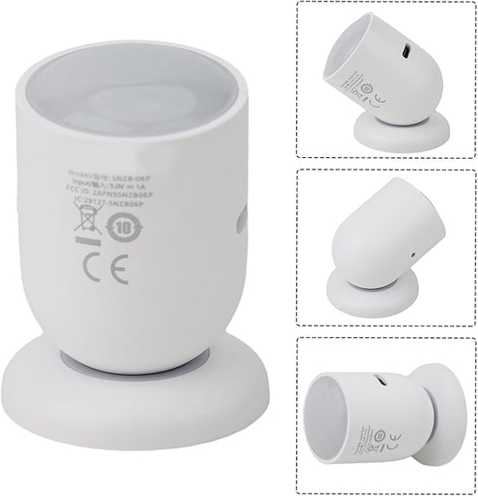 For SONOFF SNZB-06P For ZIGBEE Human Presence Sensor, 5.8GHz Motion Detector With Light Sensing, Smart Home Automation For Alexa & For SMARTTHINGS, White