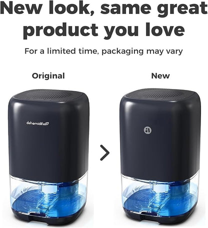 Dehumidifier, 35 OZ Small Dehumidifiers for Bedroom for Home, Quiet with Auto Shut Off, Dehumidifiers for Bedroom (280 sq. ft), Bathroom, RV, Closet, Blue
