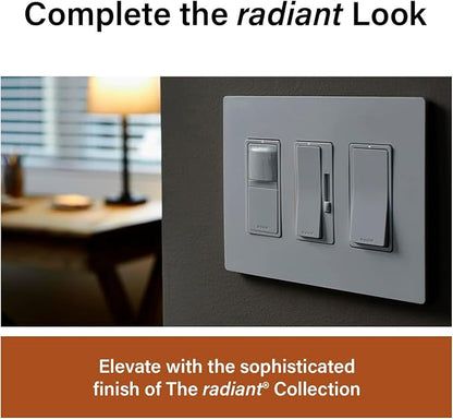 Legrand Radiant Occupancy Sensor Switch, Single Pole, Tri Color 1 Pack