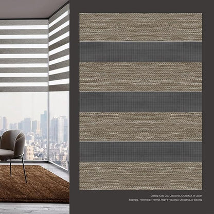 Blackout Motorized Zebra/Roller Shades – Blackout-Orlando BL29 Series Smart Remote Control Window Blinds