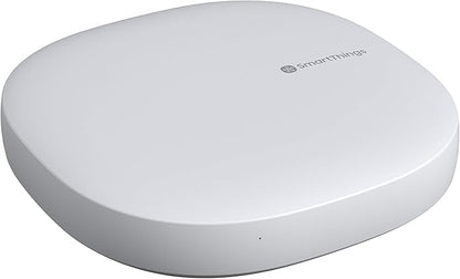 SmartThings Hub 3rd Generation [GP-U999SJVLGDA] Smart Home Automation Hub Home Monitoring Smart Devices - Alexa Google Home Compatible - Zigbee, Z-Wave, Cloud to Cloud Protocols – White