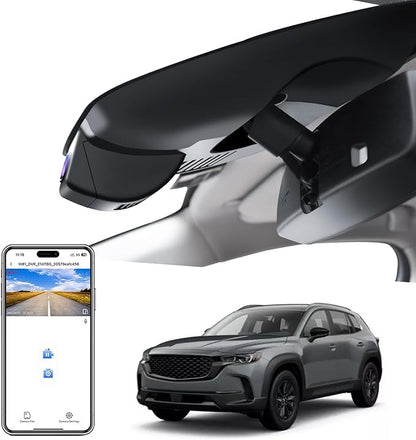 Mangoal 4K Dash Cam Custom fit for Mazda CX-50 2023 2024(Model A), UHD 2160P Video, Free App & WiFi, 64GB Card