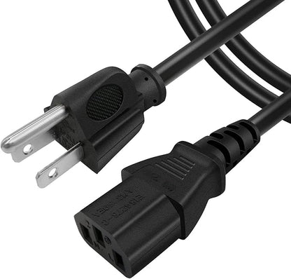 5FT AC Power Cord Compatible with EcoQuest Fresh Air Purifier Ionizer 3-Pin Plug
