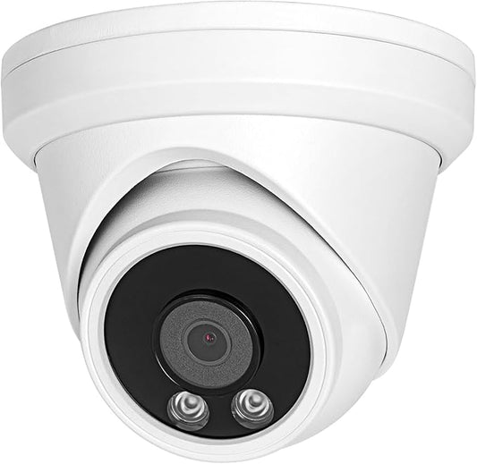 VIKYLIN 4K 8MP IP PoE Camera, Outdoor PoE Security Camera with Motion Detection 2.0, Tripwire, Area Detection, Face Detection, Built in Mic, Starlight 98ft IR Night Vision, N Series Upgrade