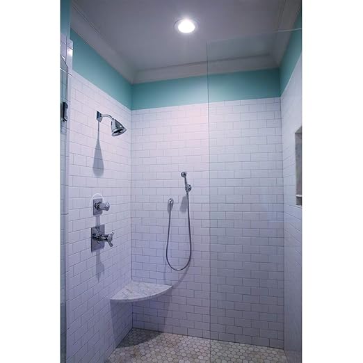 HALO 70PS Recessed Light Trim with Frosted Albalite Lens, White, 6 in. (Pack of 2)