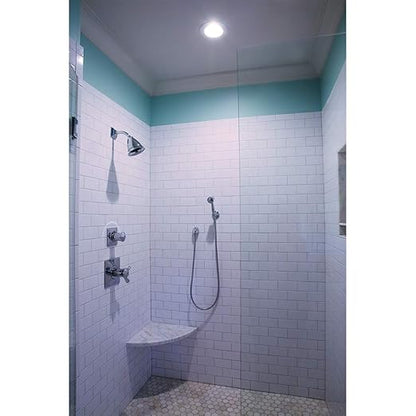 HALO 70PS Recessed Light Trim with Frosted Albalite Lens, White, 6 in. (Pack of 2)