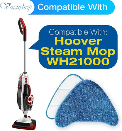 Vacuum Accessories Replacement for Hoover WH21000 Reusable Microfiber Soft x4 Mop Pad