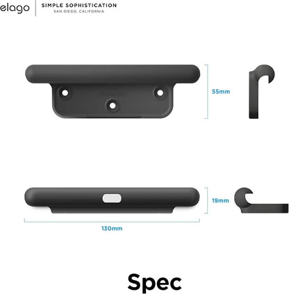 elago Home Hub Mount for iPad mini/Air/Pro | [DGY] [iPad Wall Mount] [Homekit Mount] [Easy Installation] [Scratch-Free] [Cable Management Included] (Dark Gray)