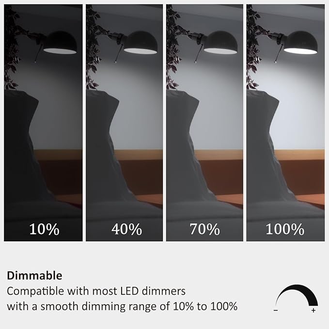 Maelsrlg 25 Watt Light Bulbs Daylight 5000K, Dimmable, 2W 200 Lumen LED Bulb, E26 Medium Base, 120V, A15 Frosted, Pack of 6