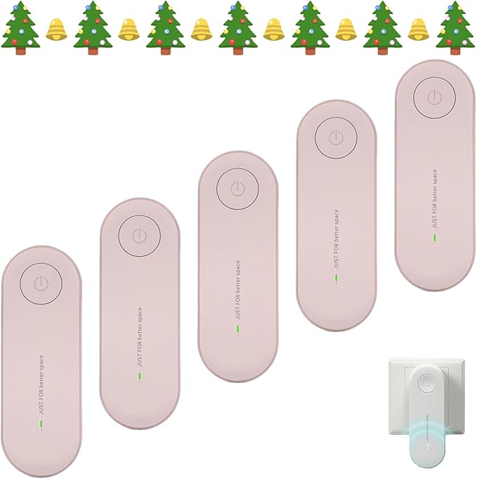Air Purifier For Mold,2026 New Mag Air Remover Plug In Quiet Purifier, For Bedrooms, Toilets, Closets, Pet Room, Office (Pink)