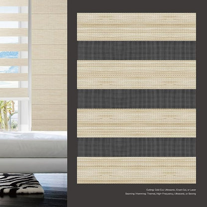 Light Filtering Motorized Zebra/Roller Shades – LightFiltering-Ravenwood B50 Series Smart Remote Control Window Blinds