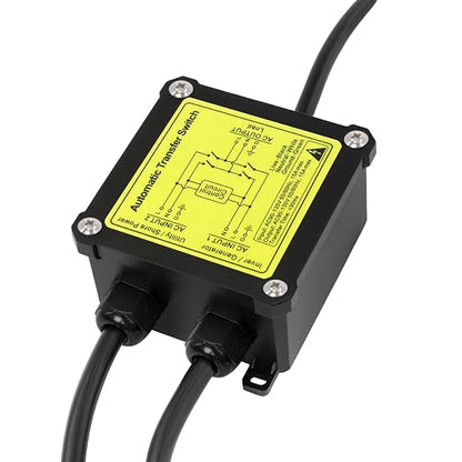 Ketofa AC120V 15A Automatic Transfer Switch, NEMA 5-15P/5-15R ATS
