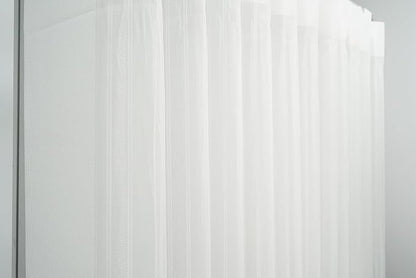 Motorized Sheer Vertical Blinds with Remote, Light Filtering Vertical Blind Sliding Door Blinds Remote Control Blinds for Sliding Glass Door Customize, Texture White