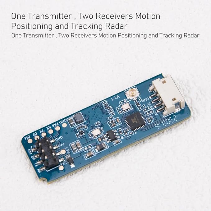 ZORZA 1Pcs High-Precision 24G Radar Sensor Module HLK-LD2450 Smart Human Presence & Motion Detection Module for Home Office and Hotel 5V Operation Up to 8M Sensing Distance