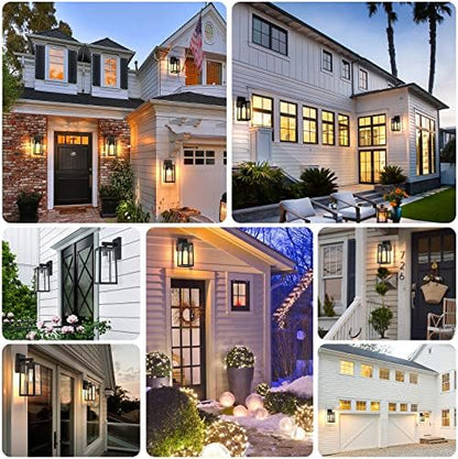 MAXvolador Outdoor Wall Light Fixtures, Exterior Waterproof Wall Lanterns