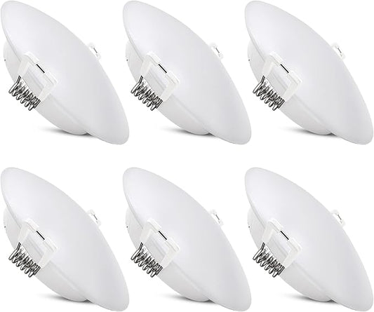 4.5Inch LED RV Interior Light Recessed Mount - 6 Packs, 12V RV Puck Light, 4000K Cool White Light, for RV Camper Trailer Motorhome Boat