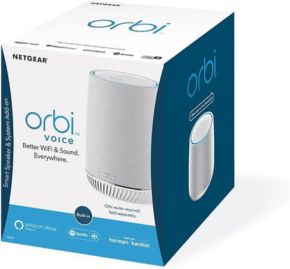 Orbi Voice AC2200 Tri-Band Wi-Fi Range Extender and Smart Speaker RBS40V-200NAS
