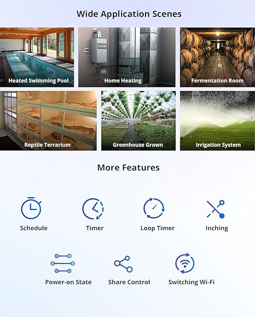 WiFi Linear Actuator Module, Motor Controller with Tuya Smart Life App, Alexa Voice Control, RF433 Remote, Forward Reverse Switch & WiFi Timer Switch for Automation (AC 85V-220V)