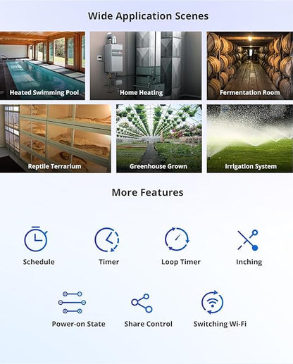 WiFi Linear Actuator Module, Motor Controller with Tuya Smart Life App, Alexa Voice Control, RF433 Remote, Forward Reverse Switch & WiFi Timer Switch for Automation (AC 85V-220V)