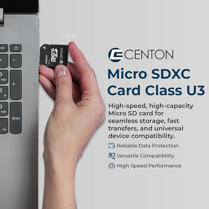 Centon MP Micro SDXC, UHS-I, Class U3, 256GB