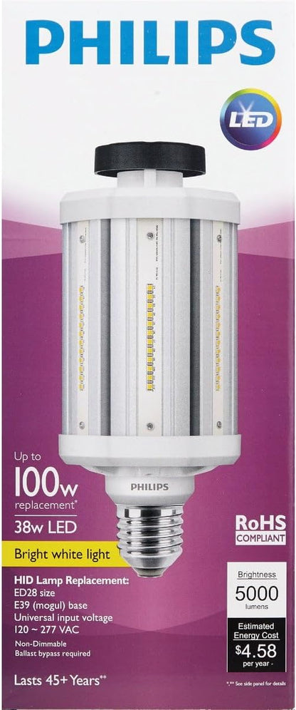 Philips 476044-38ED28/LED/730/ND 120-277V G2 CT 4/1 Omni Directional Flood HID Replacement LED Light Bulb