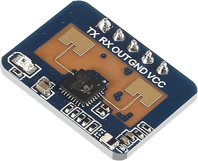 3pcs LD2410C Human Presence Radar Sensor Module HLK-LD2410 LD2410 Millimeter Wave Non-Contact 24GHz ISM Band Serial Port IO Level Output