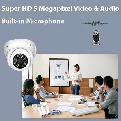 GW Security 32 Channel 4K NVR 5MP H.265 IP Surveillance Security Camera System with 24-Piece Super HD 1920P Weatherproof Microphone PoE Security Dome Cameras, AI Human Detection