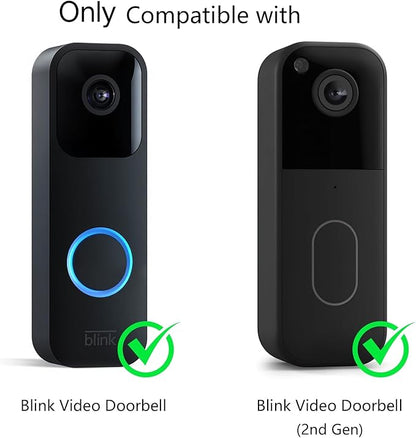 Satisure Wireless Doorbell Chime Video Doorbell Extender - Compatible with Blink Video Doorbell and Blink Video Doorbell (2nd Gen) (1 Video Doorbell Extender 2 Receiver）