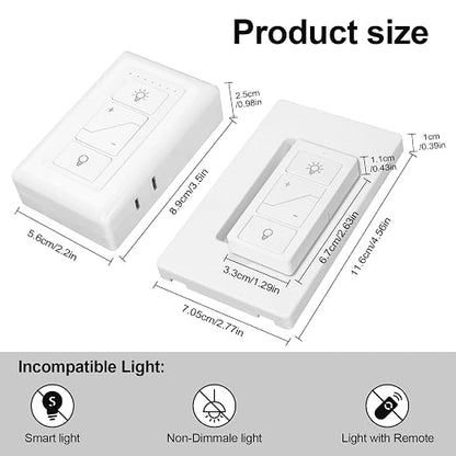 RGBZONE Smart Plug-in Dimmer Switch Compatible with Alexa for Dimmable Lamp