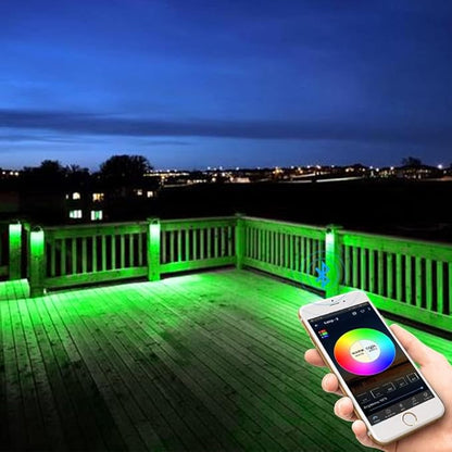 WiFi RGBW Controller, FVTLED LED WiFi Controller Wireless RGBW Smart Controller Working with Android and iOS System Mobile Phone Free App for RGBW LED Deck Lights