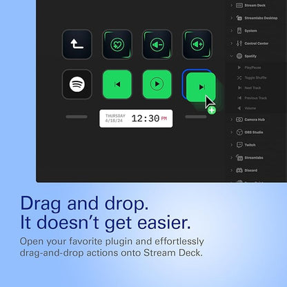 Elgato Stream Deck Neo, 8 Customizable Keys, 2 Touch Points | Automates repetitive tasks, Compatible with Zoom, Teams, Office apps, Smart home control, Zero-plastic packaging
