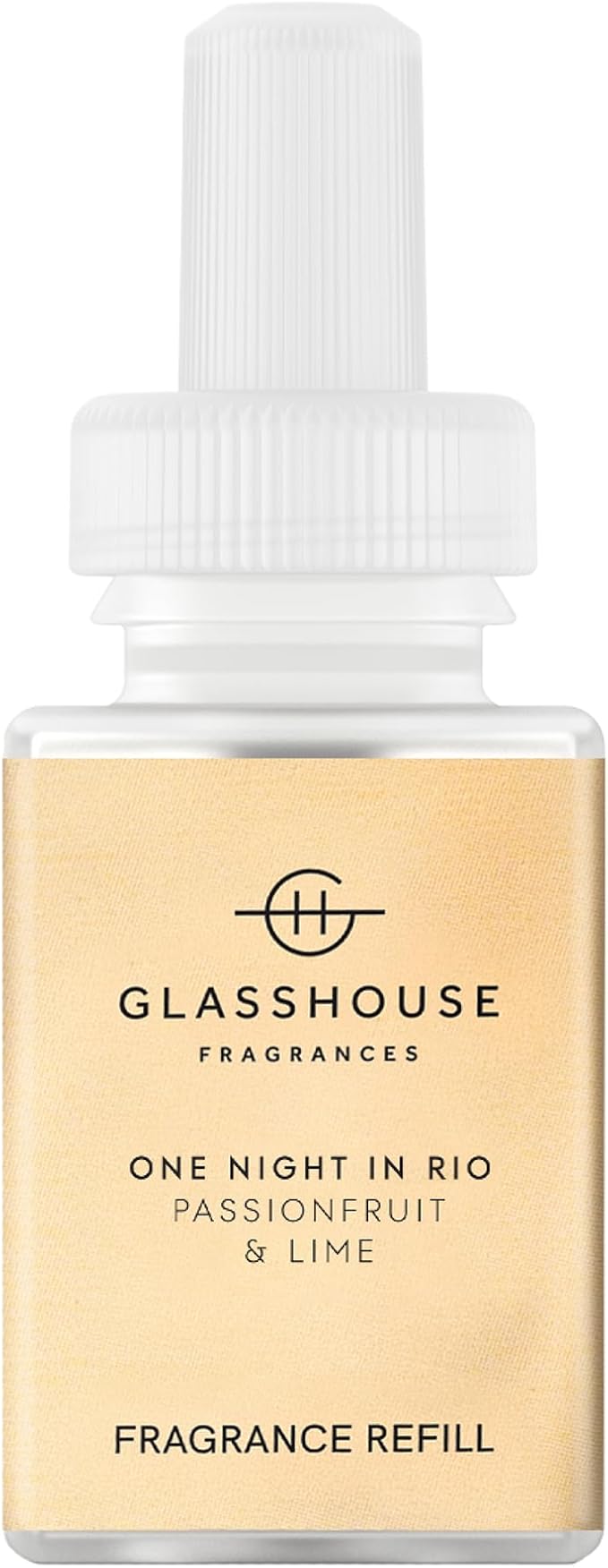 Pura x Glasshouse Home Scent Refill - Smart Air Diffuser - Hours of Luxury Fragrance per Refill - Home Essential - Clean & Safe Diffuser Fragrance - One Night in Rio