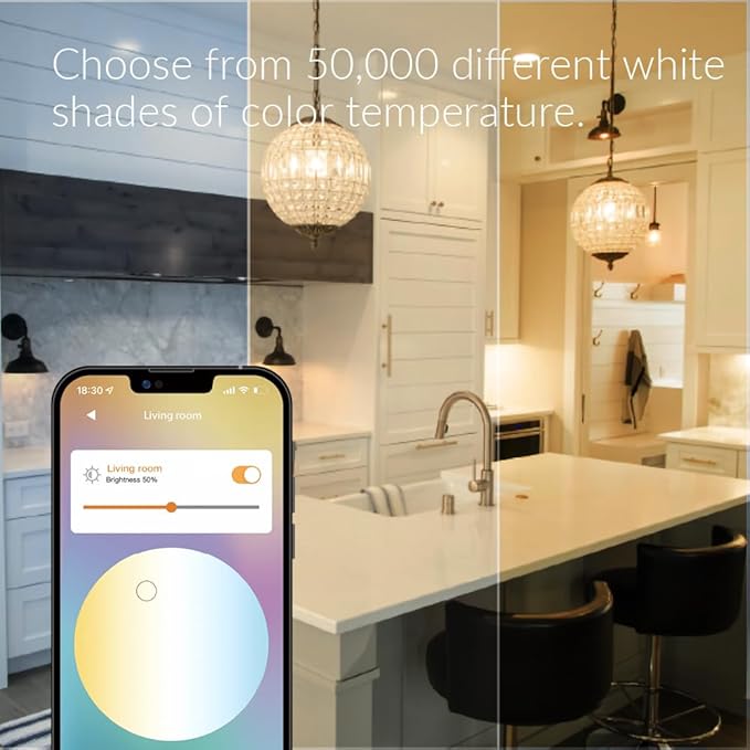ERIA Tunable White Smart BR30 ZigBee Bulb, Works with AduroSmart, Hue*, SmartThings, Amazon Echo (4th Gen), Alexa, HA, Google Assistant