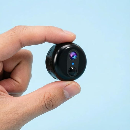 Mini Portable 4G LTE Cellular Security Camera with Magnetic Rotating Mount, 4K HD No Wi-Fi Security Camera with Built-in SIM, 60-Day Long Standby, Night Vision, PIR Motion Detection (W-Q2)