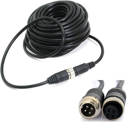 Waterproof 4Pin CCD Bus Trailer 18 LED IR Night Vision Car Rear View Reverse Backup Camera for Bus Truck Motorhome 12V-24V (4Pin HEI(10m))
